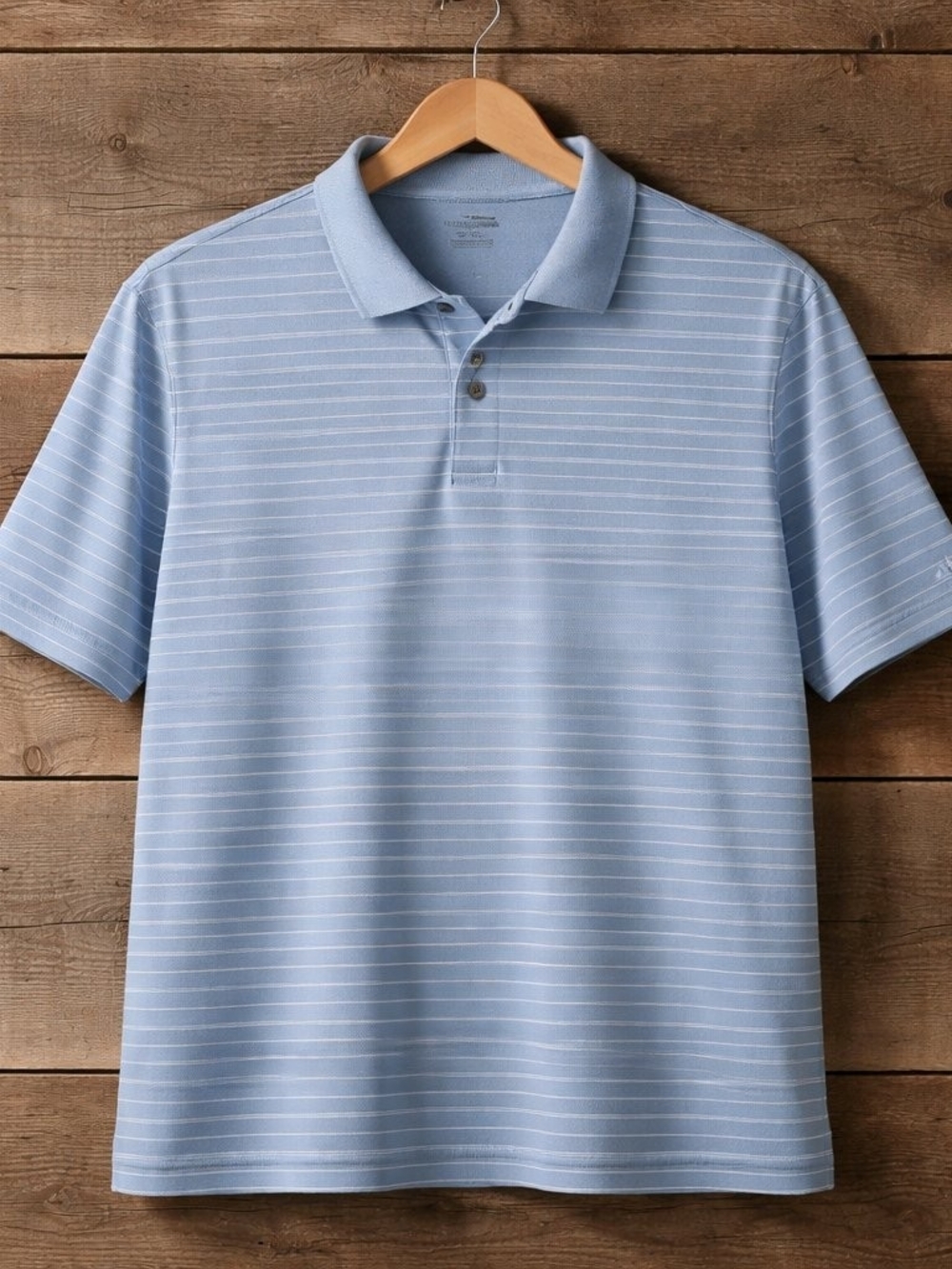 Grand Slam Men's XL Blue Striped Golf Polo - Performance 100% Polyester EUC